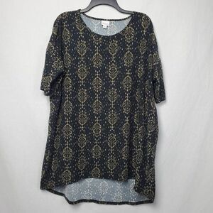 LulaRoe Large SS Long Tunic Top